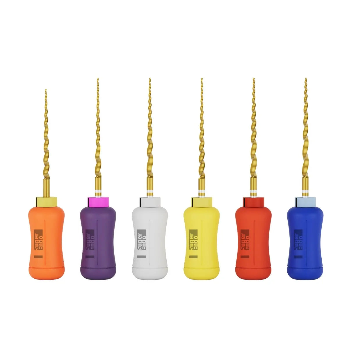 SuperEndo Gold Hand Protaper Files (Pack Of 6)