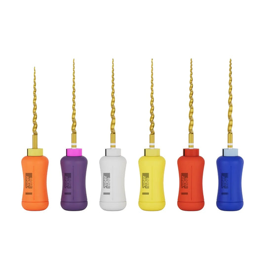 SuperEndo Gold Hand Protaper Files (Pack Of 6)