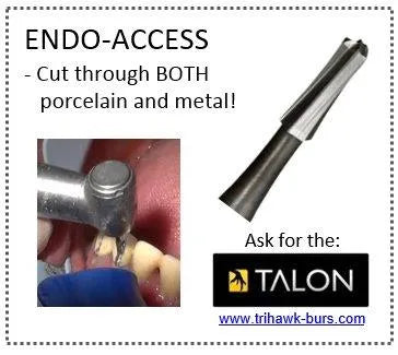 TriHawk Talon Crown Cutting Bur