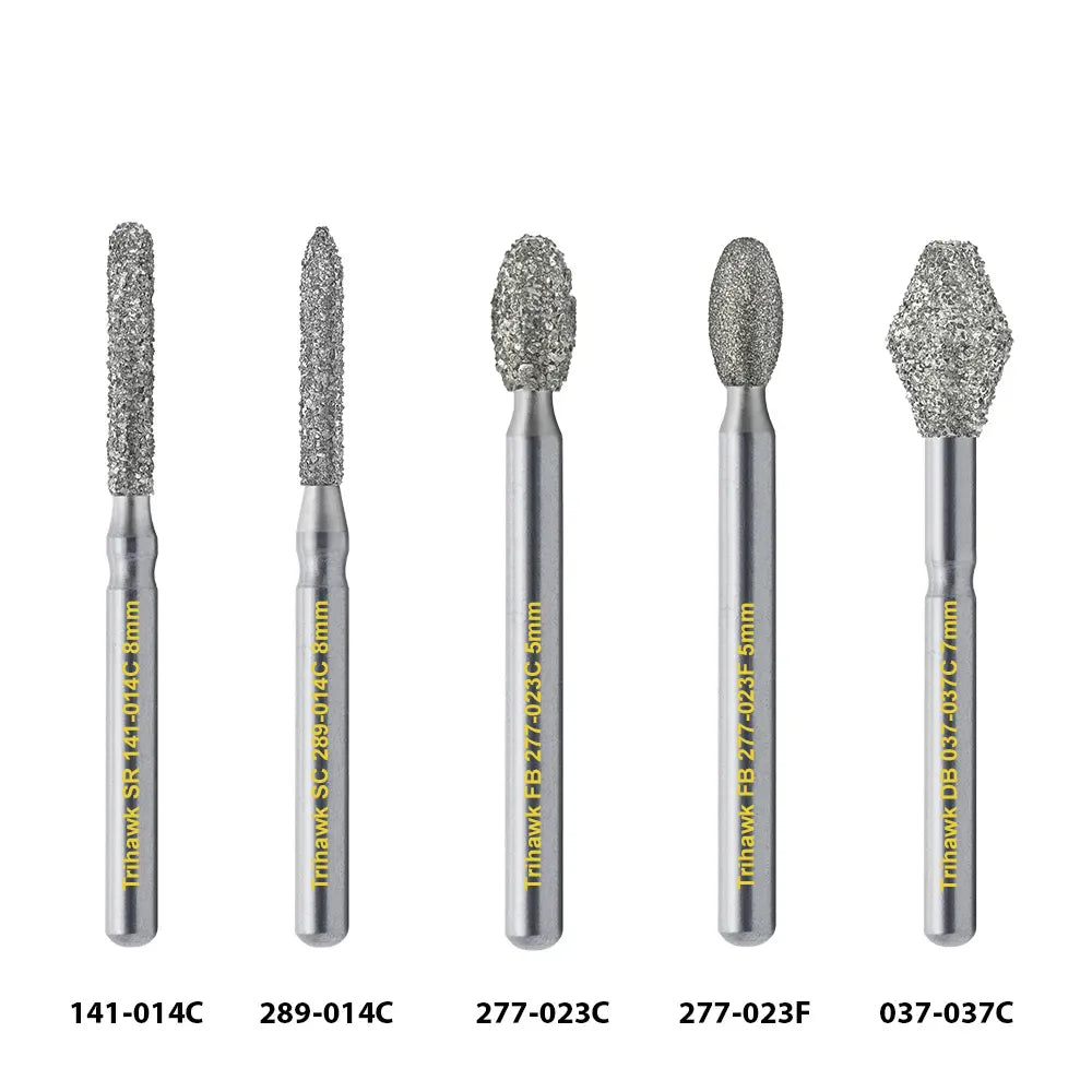 TriHawk Tooth Preparation Diamond Burs FG