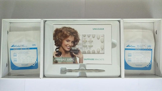 UDG Dental Orthodontic Sapphire Monocrystalline Ceramic Bracket MBT 022 with 12