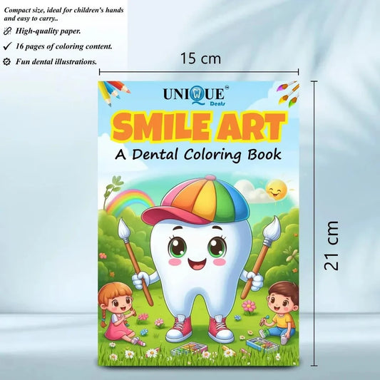 Unique Dents Pedo Dental Colouring Book DB001