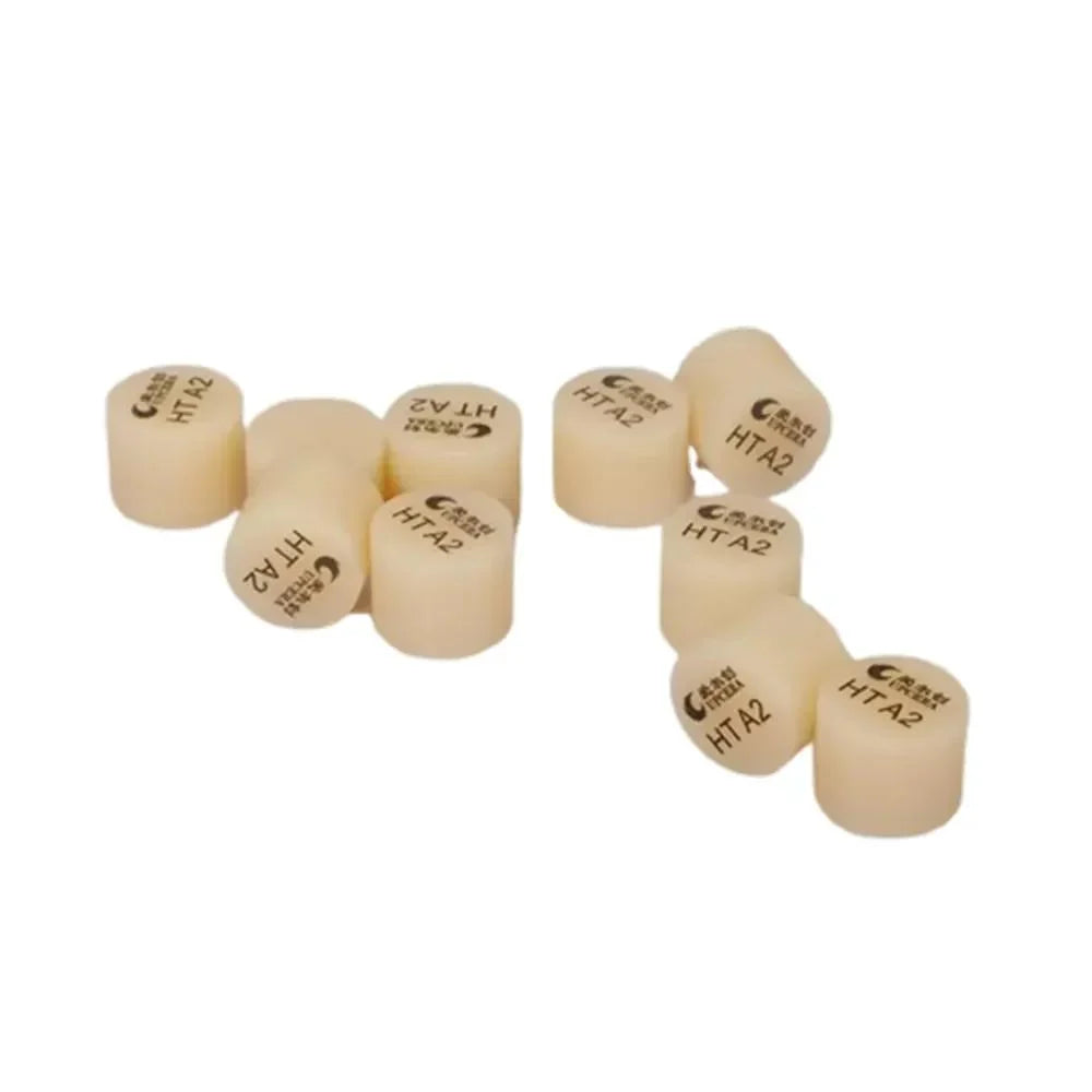 Upcera UP Press Lithium Disilicate Glass Ceramic Ingots A2 Shade HT D13-10mm