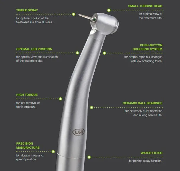 W&H TE 97 Airotor Handpiece ( Bc & Rm )