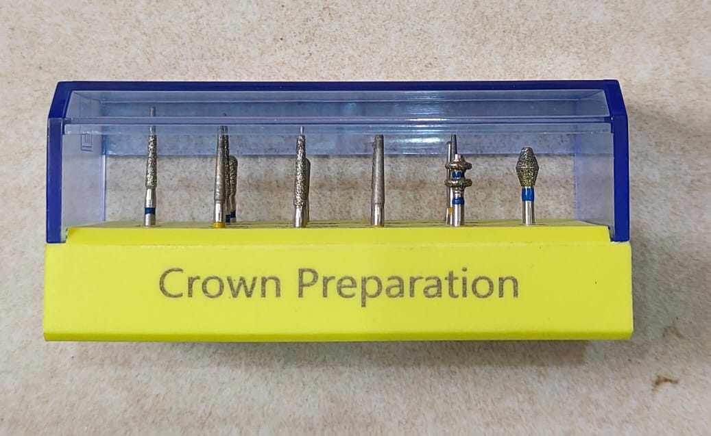 Crown Preparation Diamond Bur Kit
