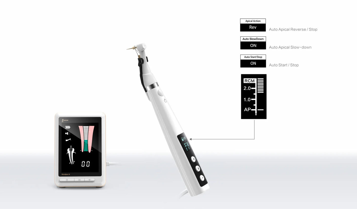 Woodpecker E-com Plus Cordless Endomotor