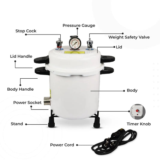 Dentis Autoclave Powder Coated D01 with Drum