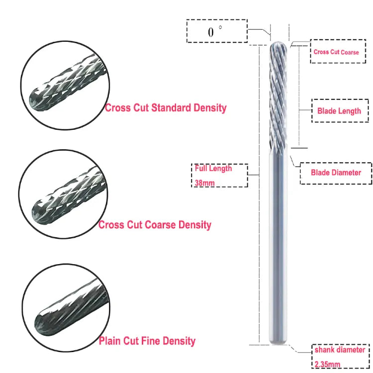 Labodent Milling Instrument- Cross Cut Coarse
