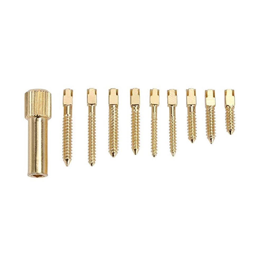 Dental Conical Screw Metal Posts With Keys (Pack of 120 Pcs)