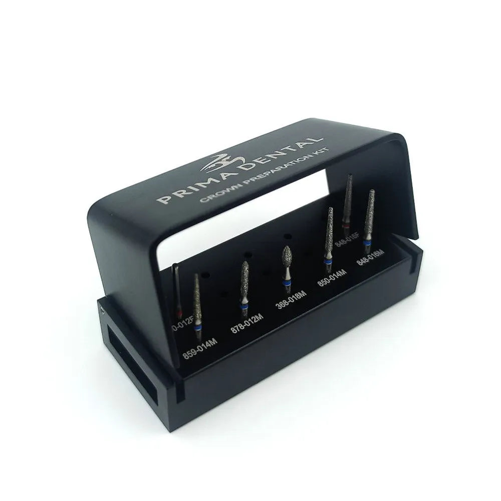 Prima Dental Crown Preparation Kit of 7 Diamond Burs