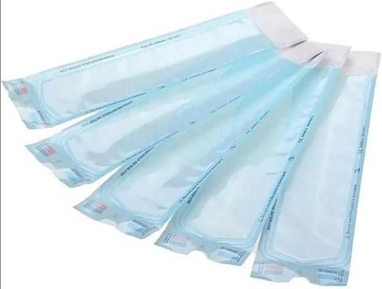 Dentogenie Self Sealing Sterilization Pouch - (90mm X 260mm)