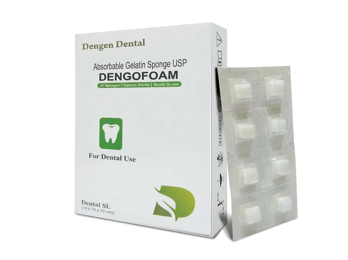 Dengen Dengofoam Gelatin Sponge Hemostatic Agent - 10 x 10 x 10mm