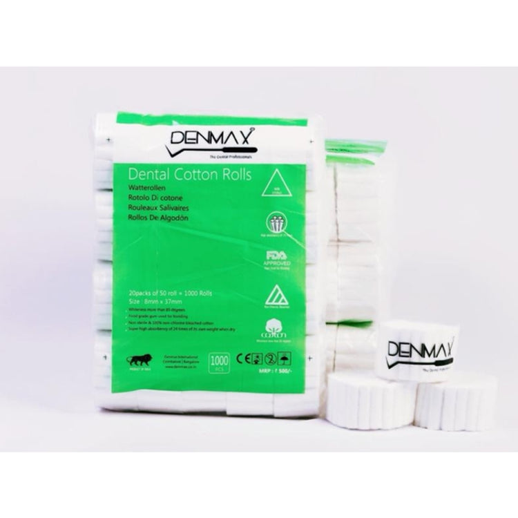 Denmax Cotton Rolls - CR-001 8mm x 37mm