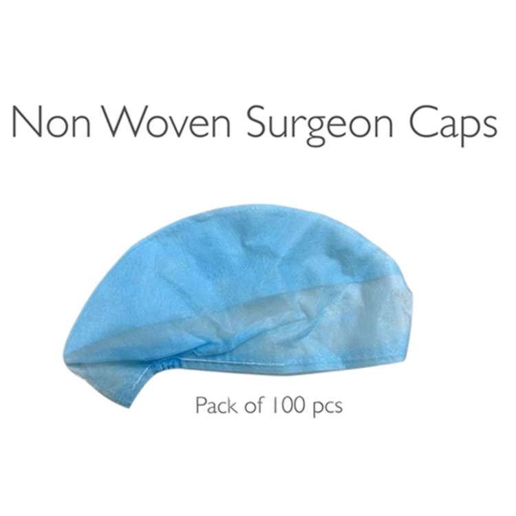 Denmax Surgeon Head Caps - Blue Pack of 100Pcs