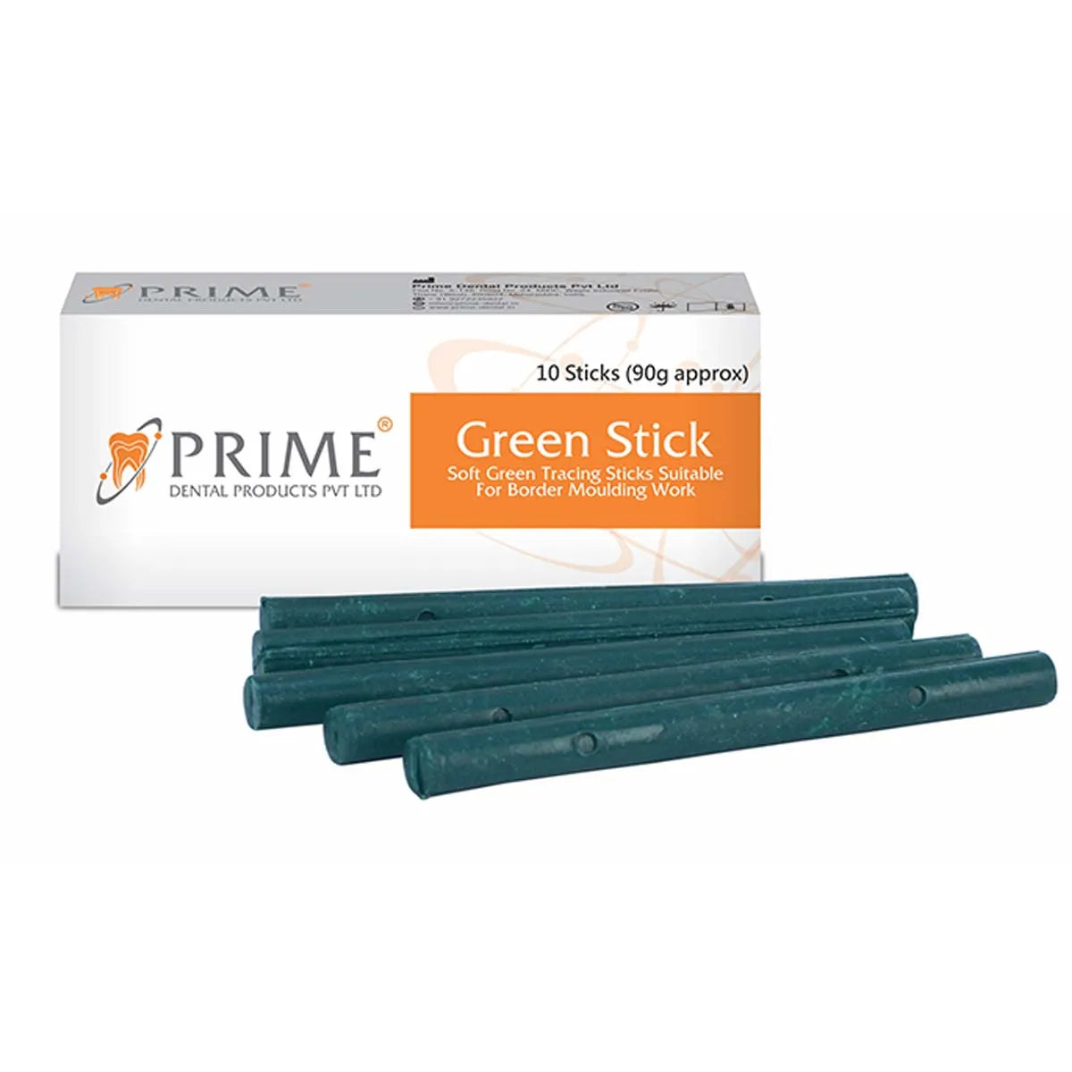 Prime Dental Green Stick (Pack Of 10)