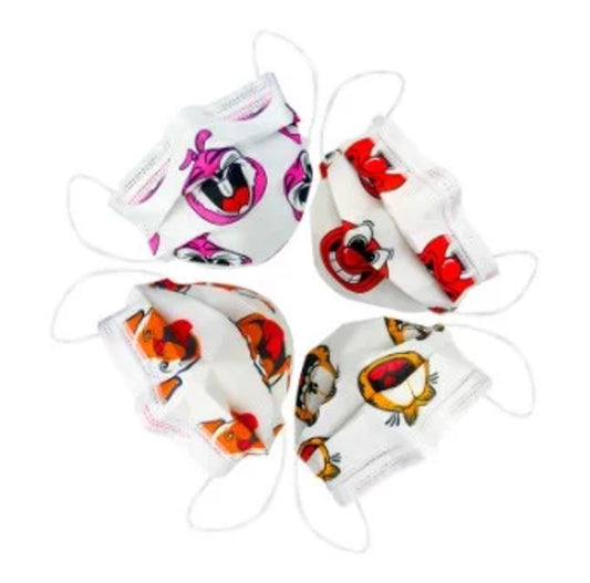 Smile Face Mask – Assorted Premium Designs | Breathable & Comfortable-Denmax