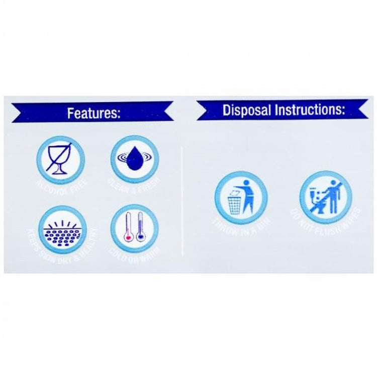 Romsons Dignity Wipax Body Cleansing Wipe - Pack of 10