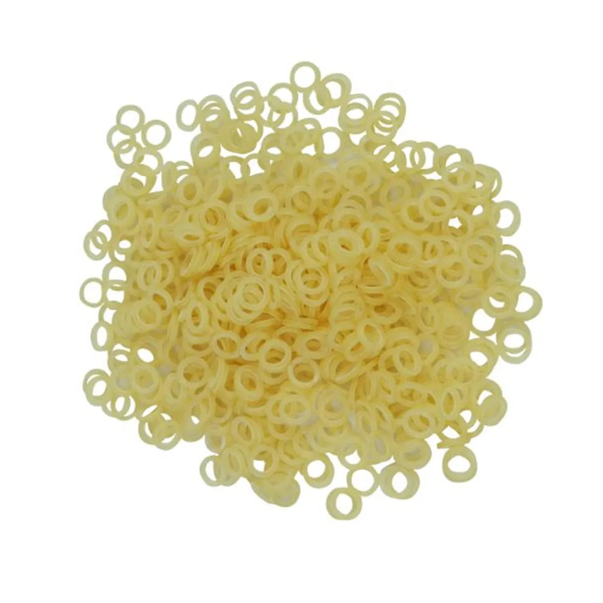 JJ Ortho Extraoal Elastics Yellow 5/16” - 8oz (50.05.07)