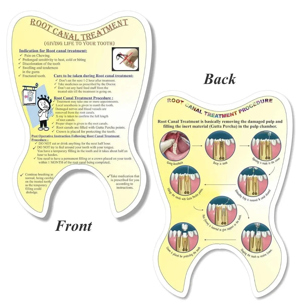 Unique Dents Tooth Shaped Educative Pads EP001