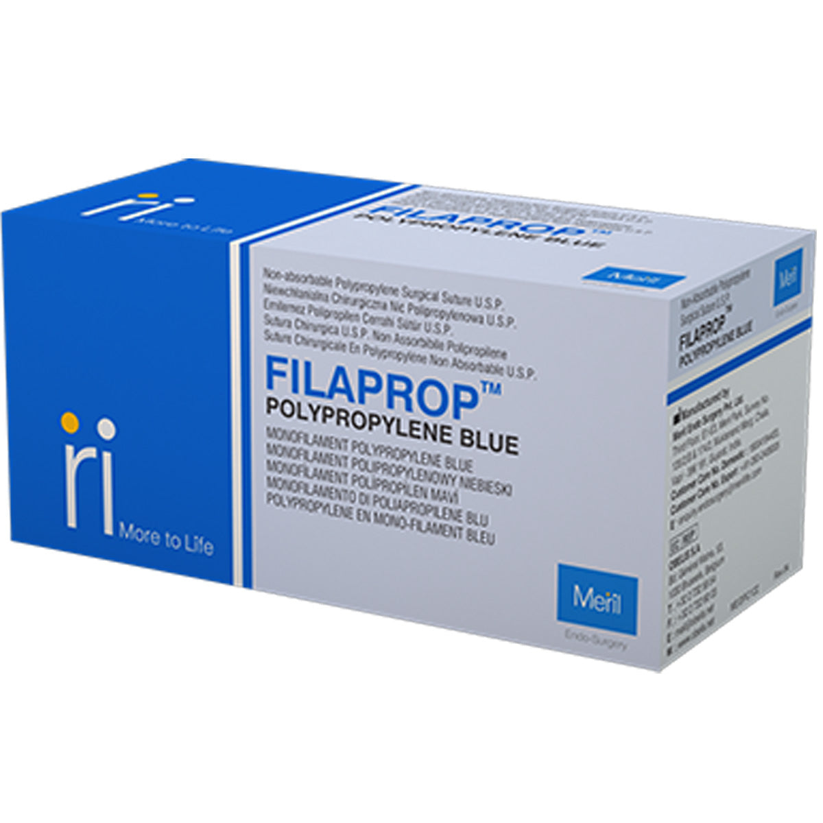 Meril Filaprop #4-0 Polypropylene Suture (PPL40849)