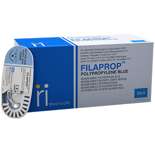 Meril Filaprop #4-0 Polypropylene Suture (PPL40849)