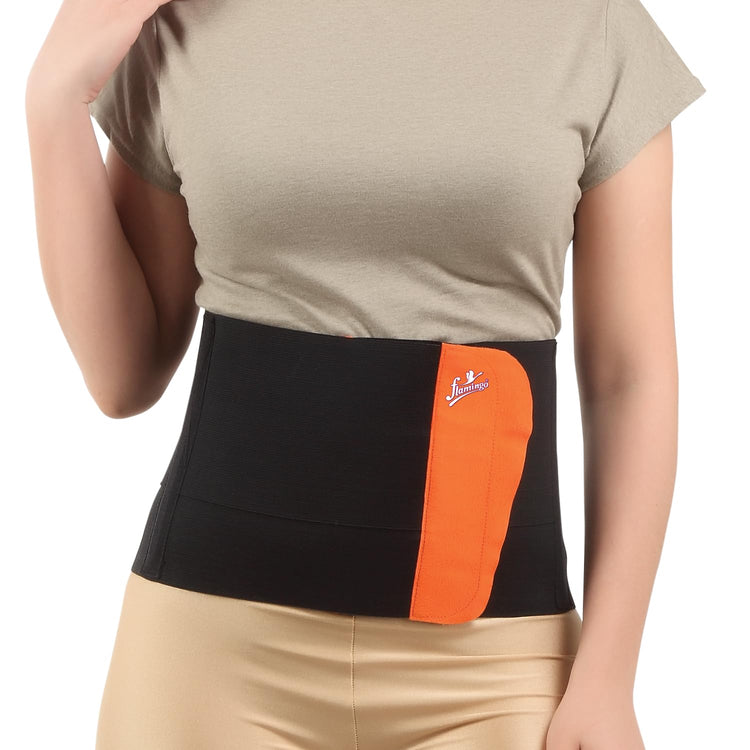 Flamingo Abdominal Belt Post Pregnancy - Black