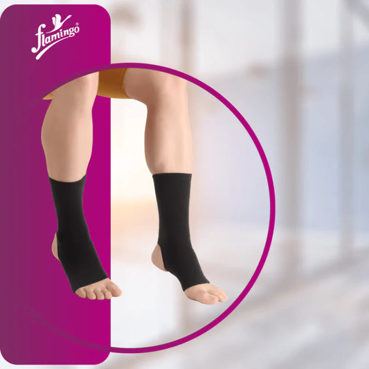 Flamingo Anklet - Black