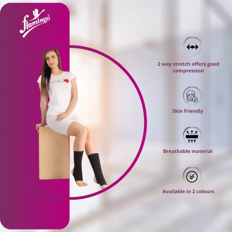 Flamingo Anklet - Black