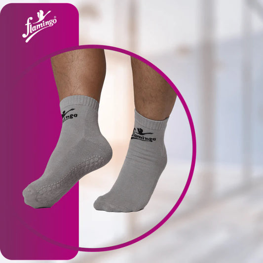 Flamingo Anti Skid Socks Ankle
