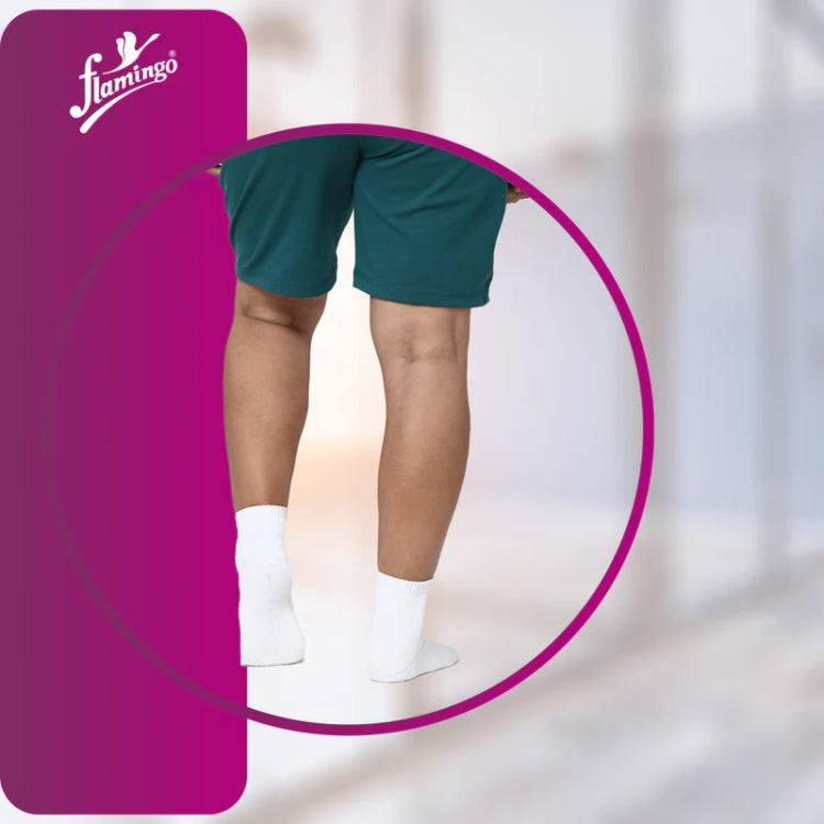 Flamingo Anti Skid Socks Ankle