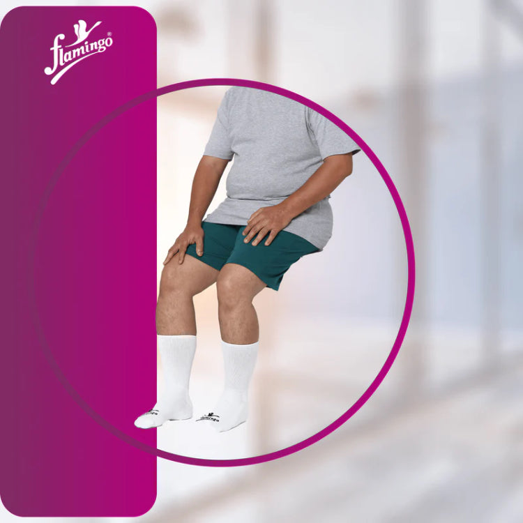 Flamingo Diabetic Socks Pair