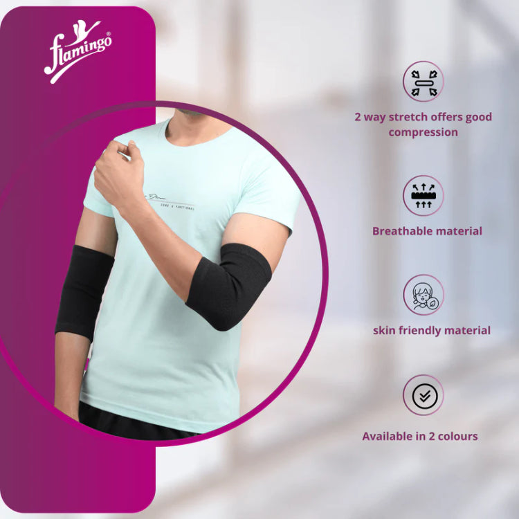 Flamingo Elbow Support - Black