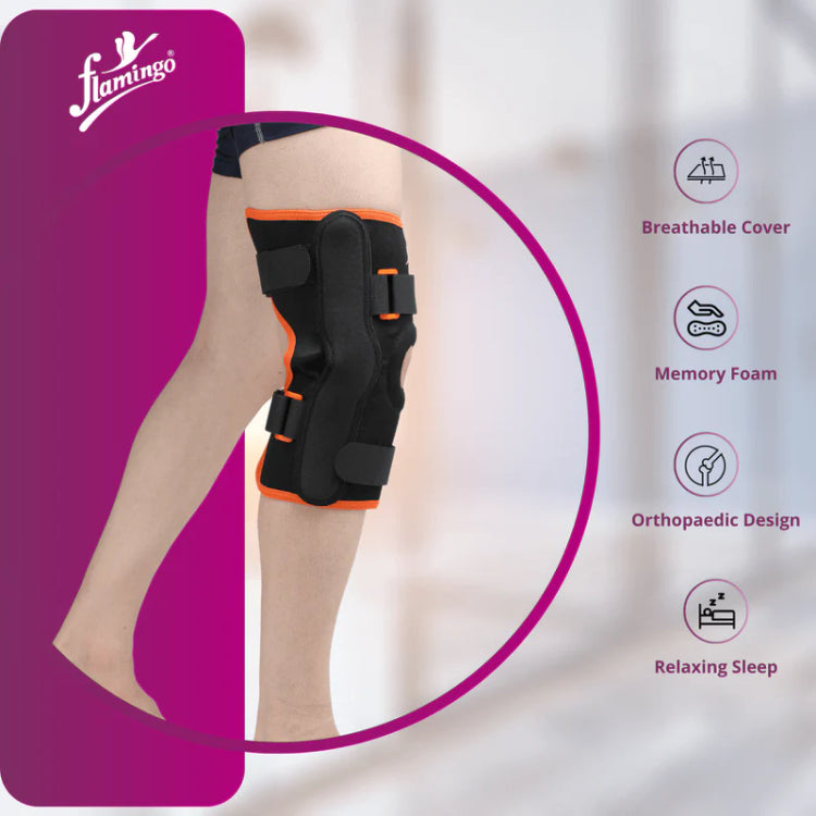 Flamingo Gel Bi-Axle Hin Knee Brace