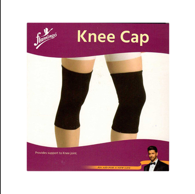 Flamingo Knee Cap Single - Black