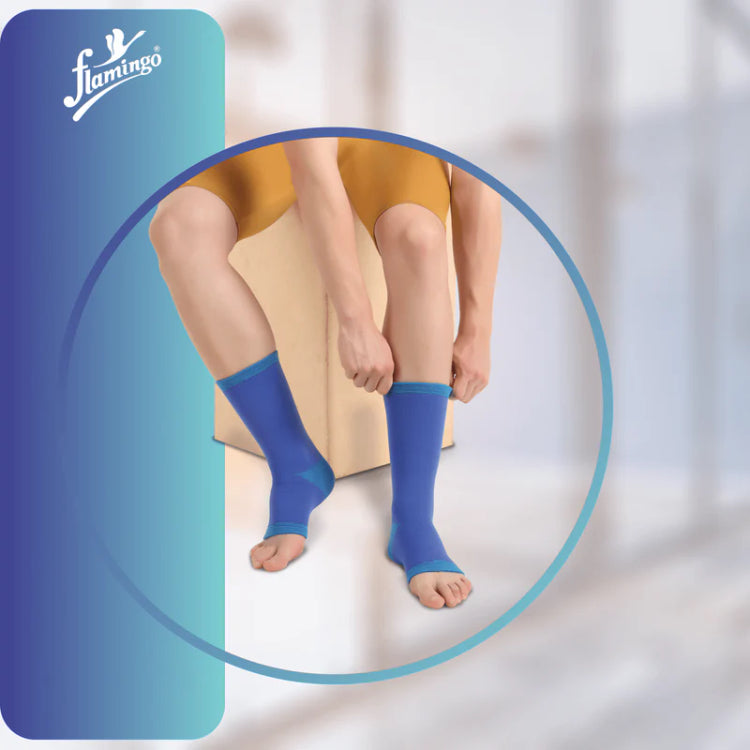 Flamingo Premium Anklet - Blue