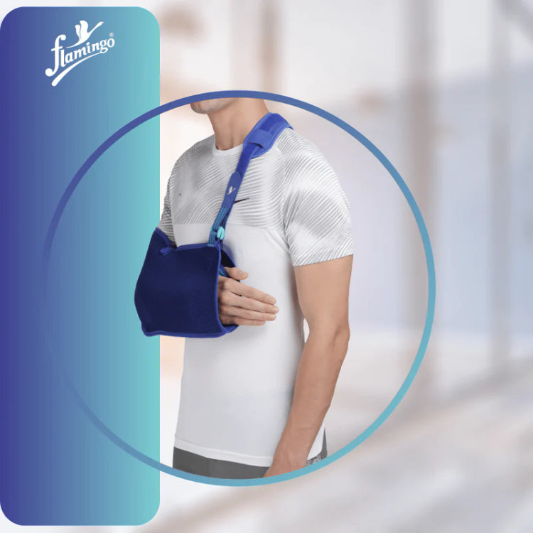 Flamingo Premium Breathable Arm Sling - Blue