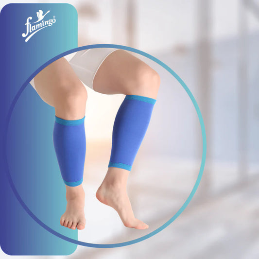 Flamingo Premium Calf Support - Blue