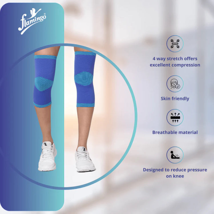 Flamingo Premium Knee Cap - Blue