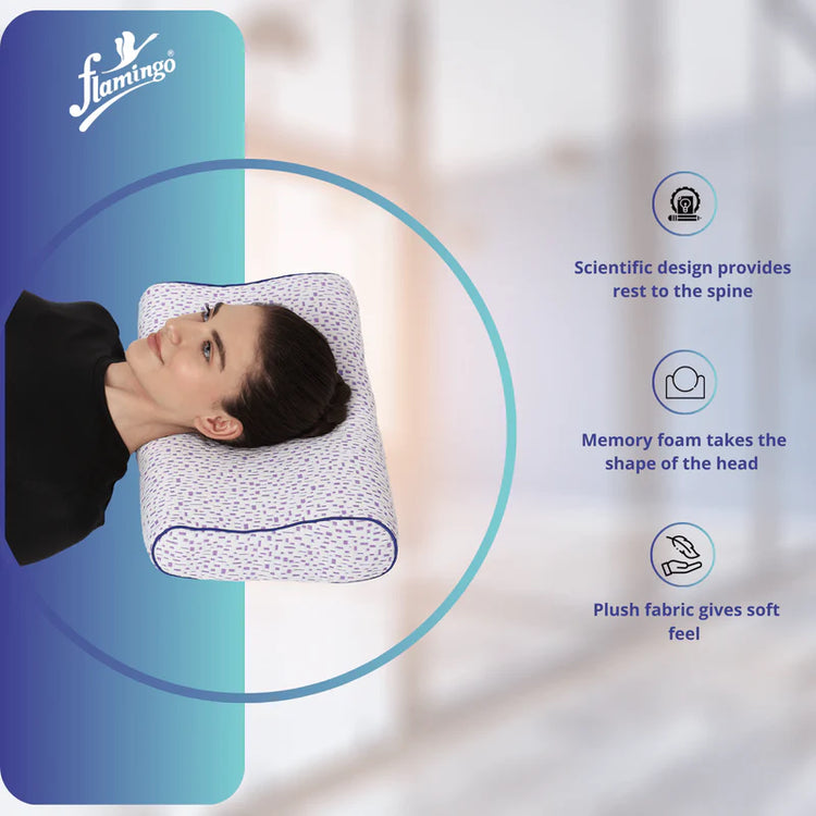 Flamingo Premium Memory Foam Pillow - Universal Aloevera