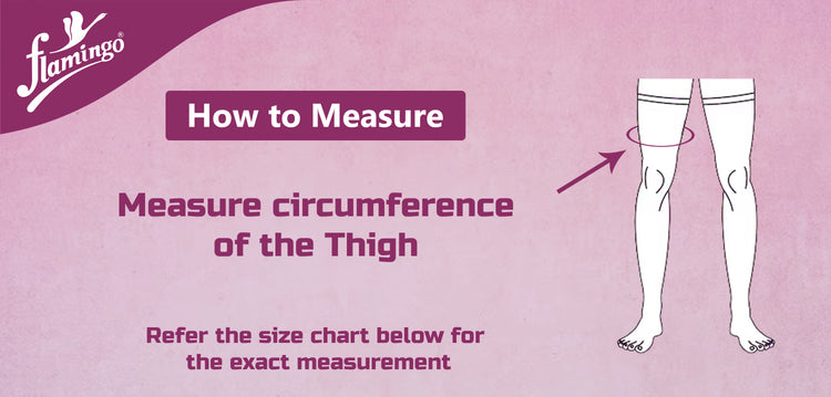 Flamingo Premium Thigh Support - Blue