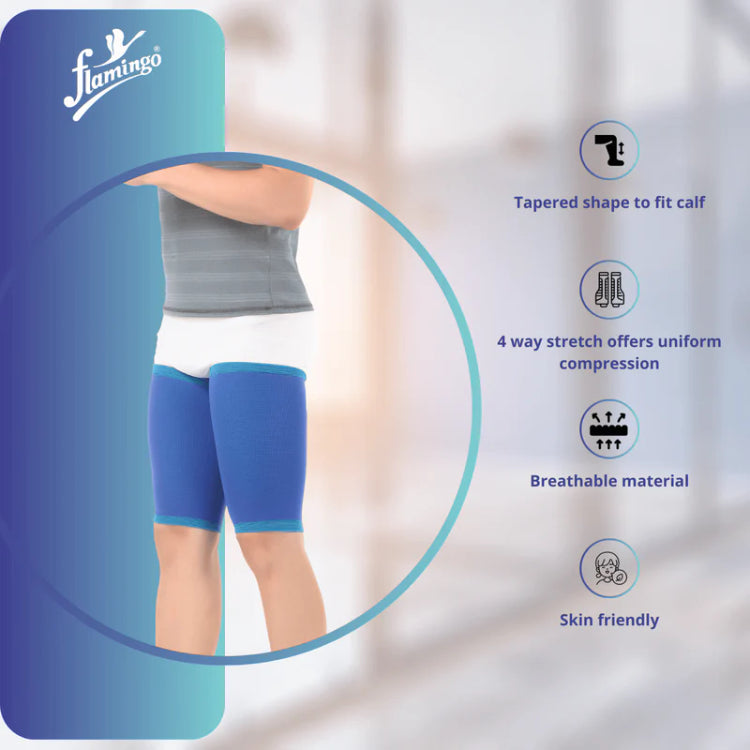 Flamingo Premium Thigh Support - Blue