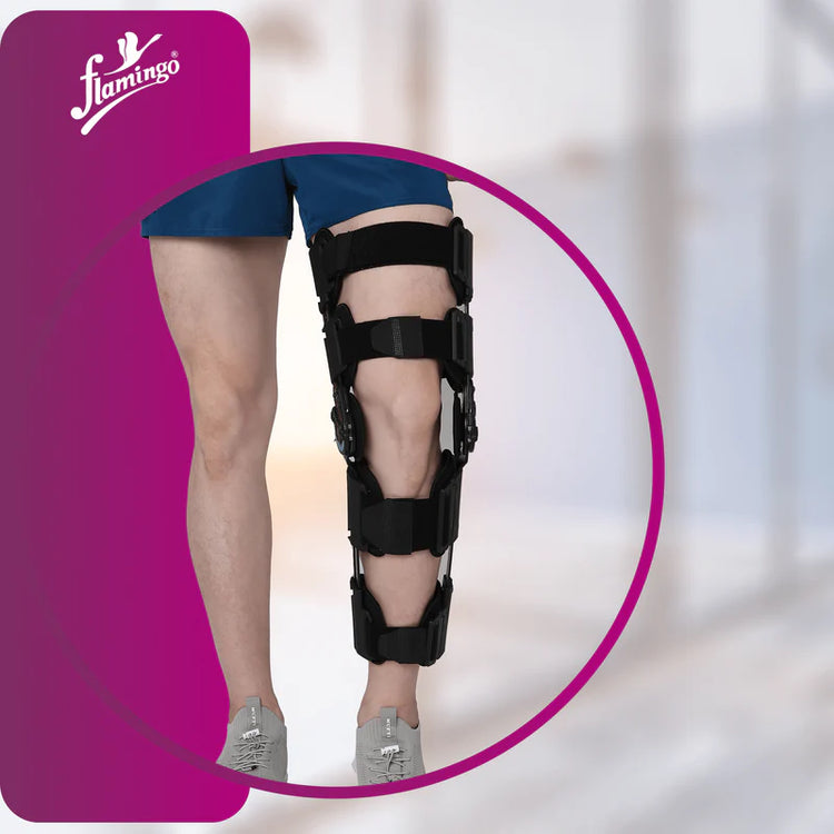 Flamingo R.O.M. Knee Brace - Universal Black