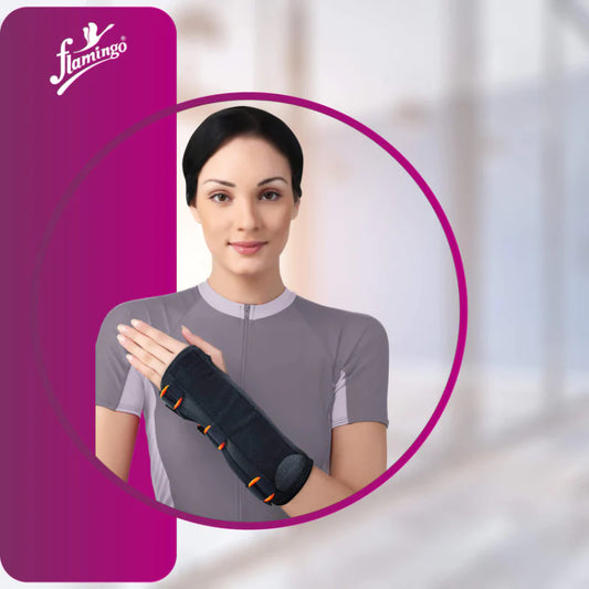Flamingo Wrist Cock-Up Splint - Black