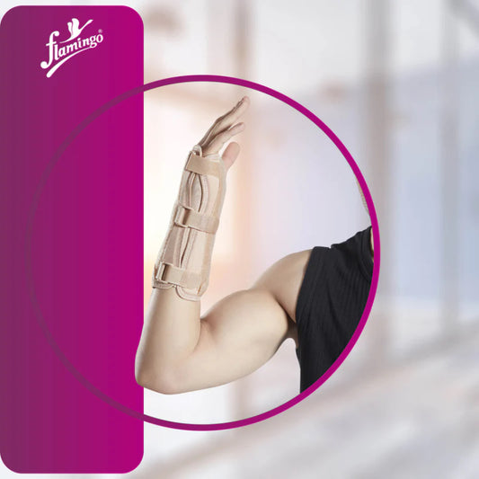 Flamingo Wrist & Forearm Splint - Black