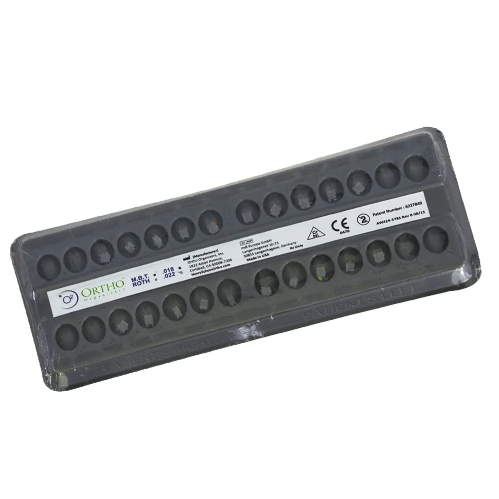 Ortho Organizer Ceramic Bracket Kit MBT .022 / .018