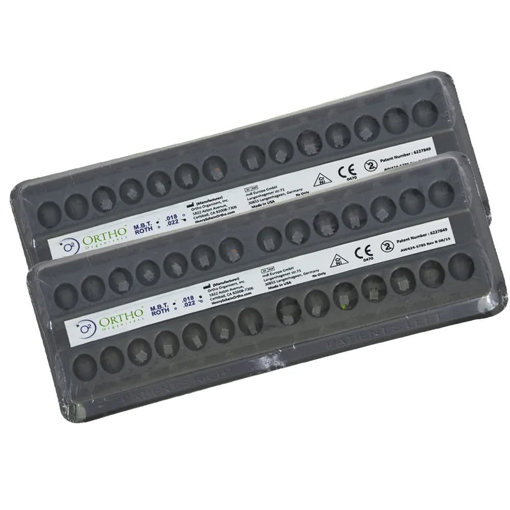 Ortho Organizer Ceramic Bracket Kit MBT .022 / .018