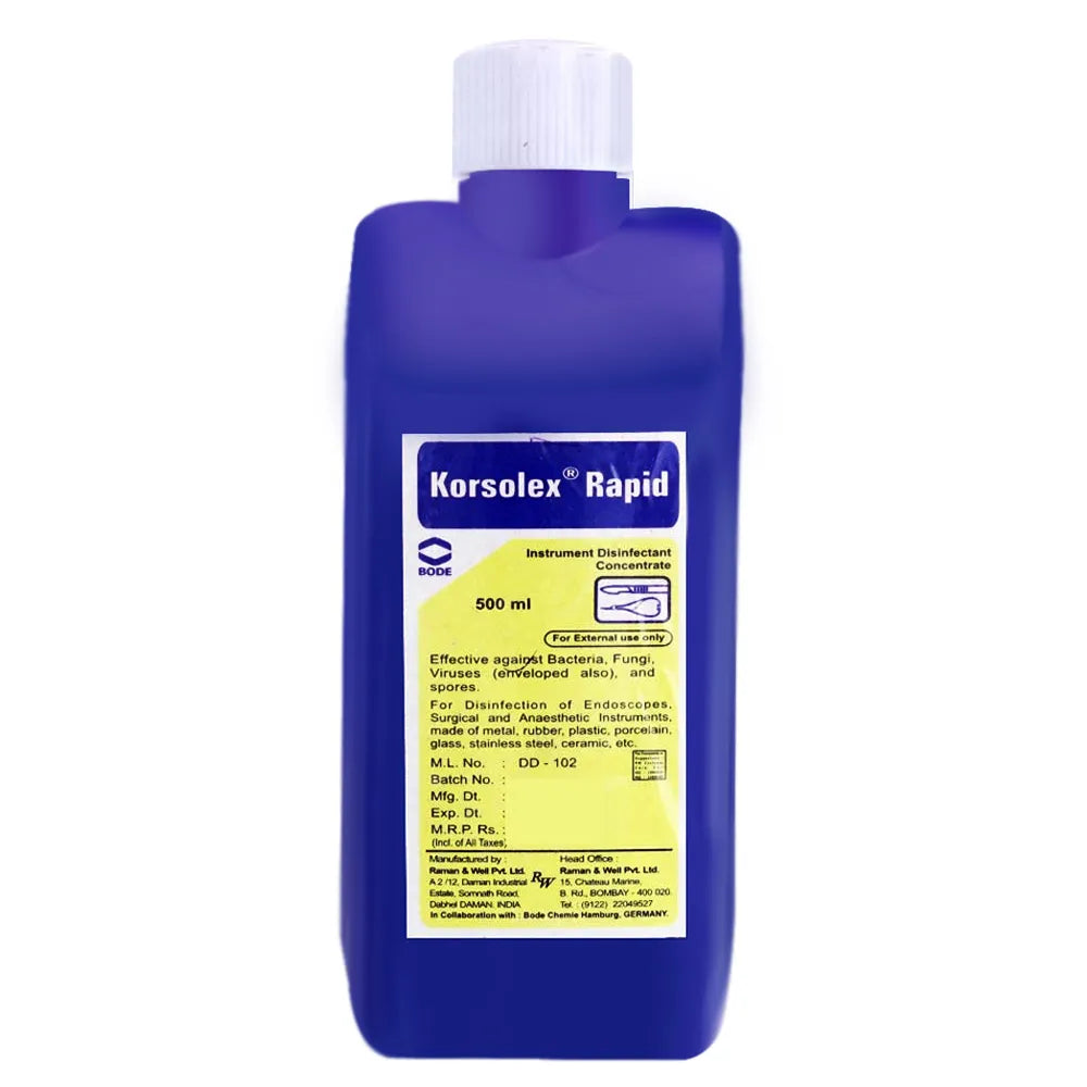 Raman & Weil Korsolex Rapid Instrument Sterilizer 500ml (Cidex)