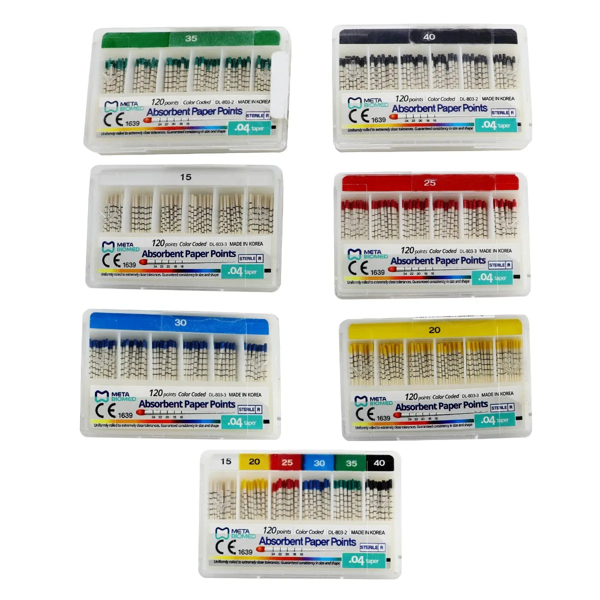 Meta Absorbent Paper Points - 4%