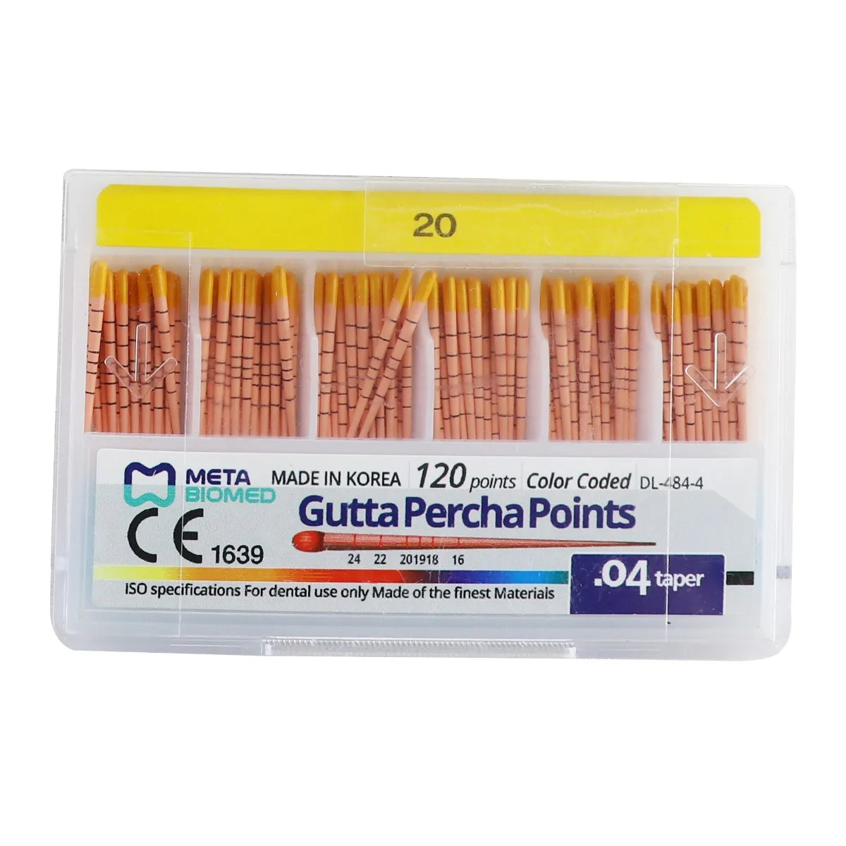 Meta Gutta Percha Points Special Taper - 4%
