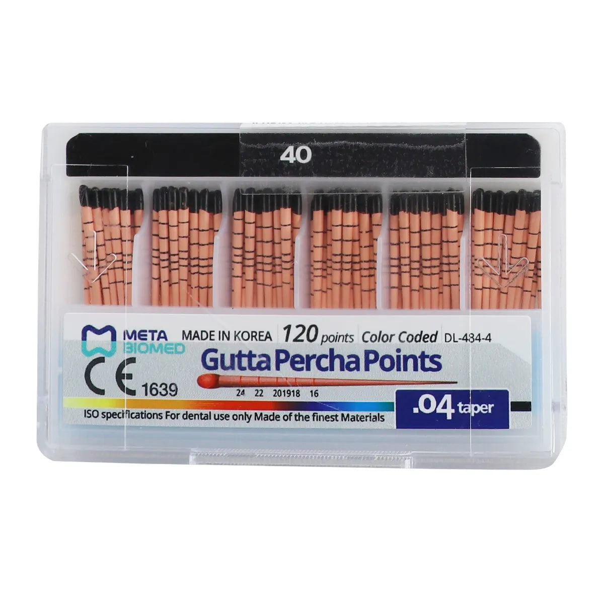 Meta Gutta Percha Points Special Taper - 4%